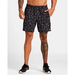 RVCA Mens Active Yogger Stretch Shorts Size M